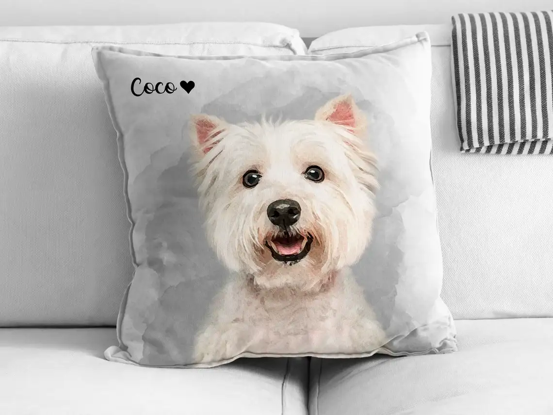 custom pet dog cat pillow